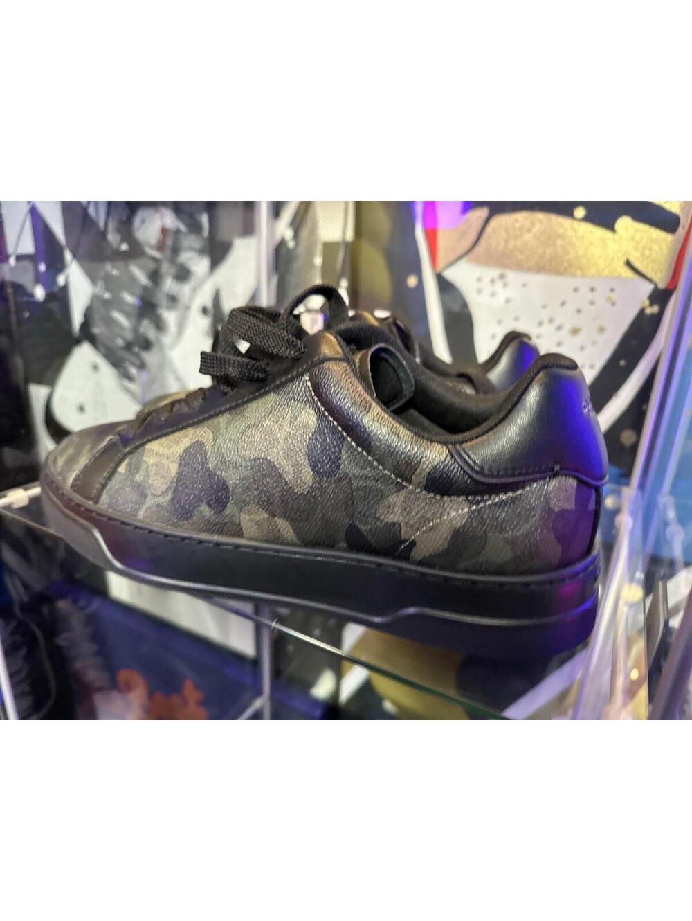 Coach High Line Sneaker In Signature Camo Print SIZE: 11 NEW - Picture 3 of 8